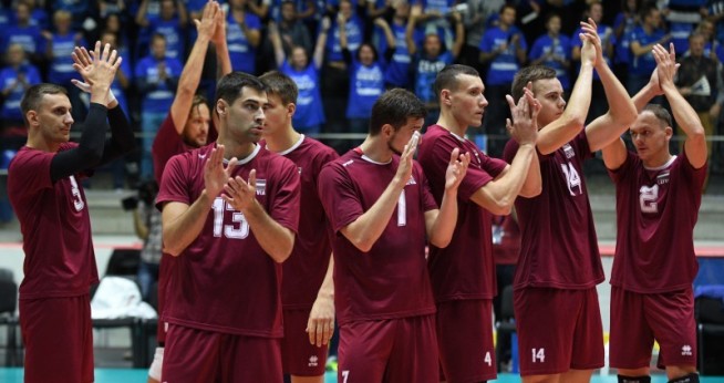  Latvijas volejbola izlase &quot;Arenā Rīga&quot; cīnīsies par Eiropas čempionātu